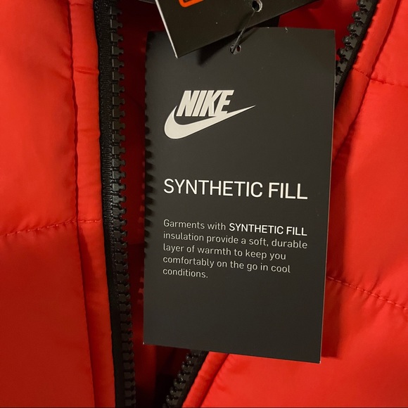 Nike Jacket NSW Core red Sportswear puffer coat - Picture 5 of 7